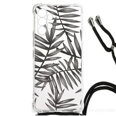 Samsung Galaxy A13 4G Case Leaves Grey Samsung Galaxy A13 4G Case Leaves Grey