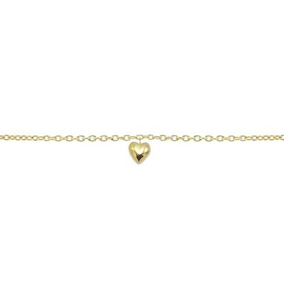 Karma Armband 3D Heart Goud