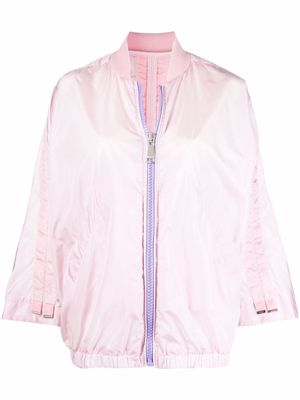 Khrisjoy veste bomber à manches évasées - Rose
