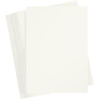 Creativ Company Gekleurd karton, a6, vel 105x148 mm, 180 gr, off-white, 100 vel/ 1 doos