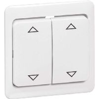 D 80.244.02 T  - Cover plate for switch/push button white D 80.244.02 T