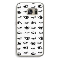 Eye pattern #2: Samsung Galaxy S7 Transparant Hoesje