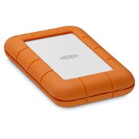 LaCie Rugged USB-C externe harde schijf 5000 GB Grijs, Geel - thumbnail