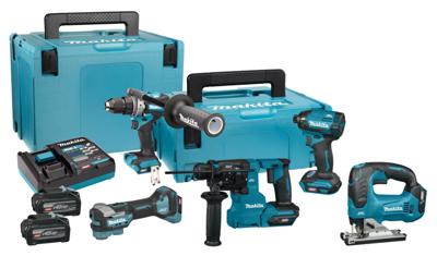 Makita DK402NX accu combiset XGT 40V 5-delig in 2 M-boxen