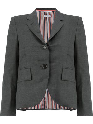Thom Browne blazer à simple boutonnage - Gris