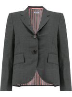 Thom Browne blazer à simple boutonnage - Gris