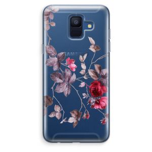 Mooie bloemen: Samsung Galaxy A6 (2018) Transparant Hoesje