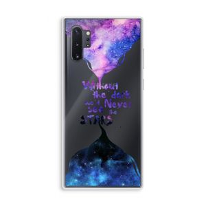 Stars quote: Samsung Galaxy Note 10 Plus Transparant Hoesje