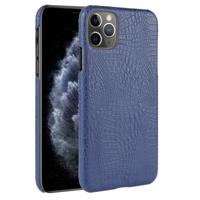 Voor iPhone 11 Pro schokbestendige krokodil textuur PC + PU geval (blauw)