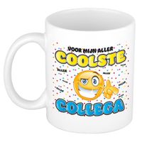 Cadeau mok voor collega - grappig - keramiek - 300 ml - coolste collega - thumbnail