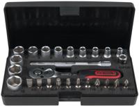 KS TOOLS dopsleutel set socket wrench set 1/4" 26tlg.