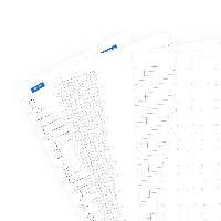 Correctbook Set Extra Pagina's-A4 - mix bladen