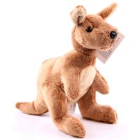 Zachte knuffel kangoeroe 19 cm