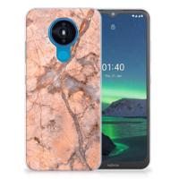 Nokia 1.4 | TPU | Siliconen hoesje | Marmer Oranje