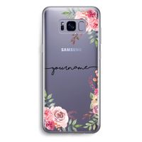 Rozen: Samsung Galaxy S8 Plus Transparant Hoesje