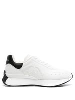 Alexander McQueen baskets Sprint Runner en cuir - Blanc