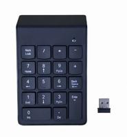 Gembird KPD-W-02 numeriek toetsenbord Notebook/pc Bluetooth Zwart - thumbnail