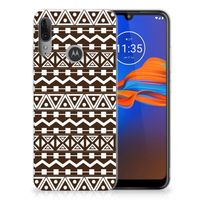 Motorola Moto E6 Plus TPU bumper Aztec Brown - thumbnail