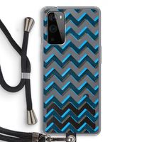 Onderbroken lijn: OnePlus 9 Pro Transparant Hoesje met koord