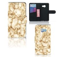 Samsung Galaxy A3 2017 | Bookcase | Marmer Goud