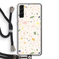 Terrazzo N°21: Samsung Galaxy S21 Plus Transparant Hoesje met koord