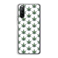 Weed: Sony Xperia 10 III Transparant Hoesje