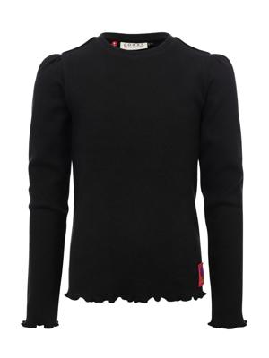 LOOXS Little winter rib top meisjes - grijs