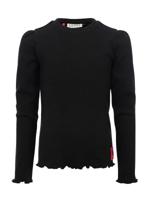 LOOXS Little winter rib top meisjes - grijs