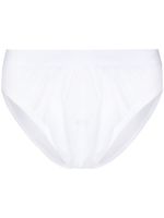 Zimmerli slip à taille à logo - Blanc
