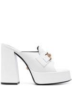 Versace mules Aevitas 120 mm à plateforme - Blanc Versace mules Aevitas 120 mm à plateforme - Blanc