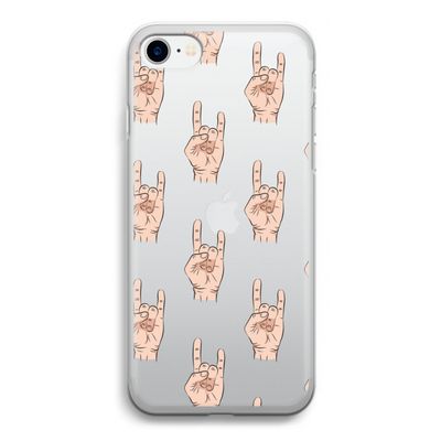 Rock: iPhone SE 2020 Transparant Hoesje