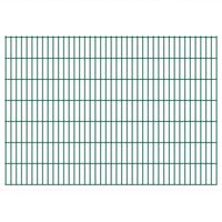 Vidaxl Dubbelstaafmatten 2,008x1,43 M 44 M (Totale Lengte) Groen - thumbnail