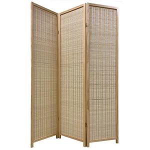 Fine Asianliving Bamboe Kamerscherm Natural 3 Paneel