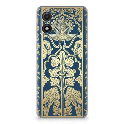 Motorola Moto E13 | TPU Case | Beige Flowers