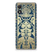 Motorola Moto E13 | TPU Case | Beige Flowers