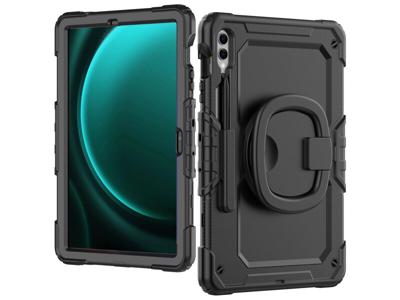 Mobilize Mobilize Rotating Defender Case Stand Function for Samsung Galaxy Tab S9+/S9 FE+/S10+ 12.4 Black