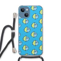 Visjes: iPhone 13 Transparant Hoesje met koord