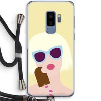 Ice cream: Samsung Galaxy S9 Plus Transparant Hoesje met koord
