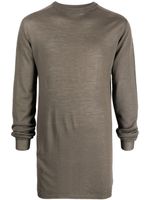 Rick Owens crew-neck wool jumper - Gris