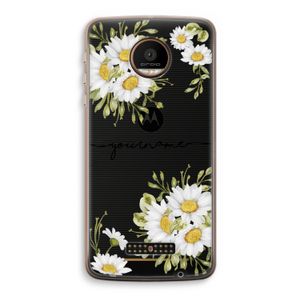 Daisies: Motorola Moto Z Force Transparant Hoesje