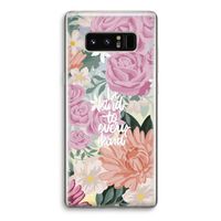 Kindness matters: Samsung Galaxy Note 8 Transparant Hoesje