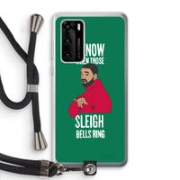 Sleigh Bells Ring: Huawei P40 Transparant Hoesje met koord