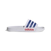 adidas Adilette Shower Slippers Wit Donkerblauw Rood