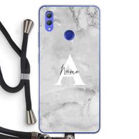 Ivory Marble: Honor Note 10 Transparant Hoesje met koord