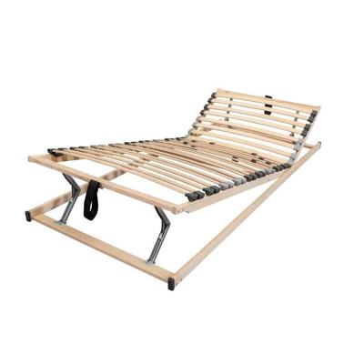 Leen Bakker - Handverstelbare Lattenbodem Duoflex 26 Latten - 90x200 Cm - Hout - Bruin