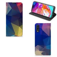 Samsung Galaxy A70 Stand Case Polygon Dark Samsung Galaxy A70 Stand Case Polygon Dark
