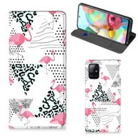 Samsung Galaxy A71 | Hoesje maken | Flamingo Triangle