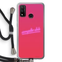 Vice Glow: Huawei P Smart (2020) Transparant Hoesje met koord Vice Glow: Huawei P Smart (2020) Transparant Hoesje met koord