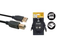 Stagg NCC3UAUB Vergulde USB Kabel - thumbnail