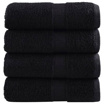 Gastendoekjes SOLUND 4 st 600 g/m 30x50 cm zwart